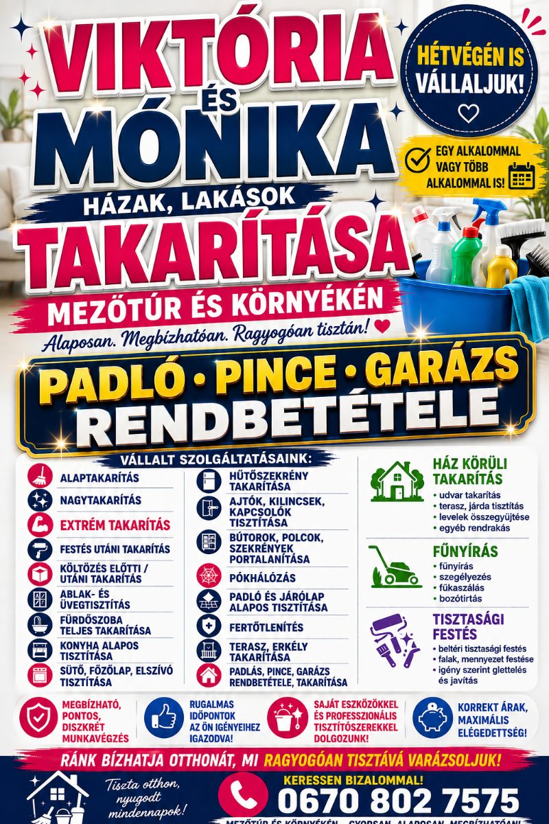VIKTÓRIA OTTHON SZERVIZ – TAKARÍTÁS, NAGYTAKARÍTÁS, EXTRÉM TAKARÍTÁS. – Kertész / Kertépítő
