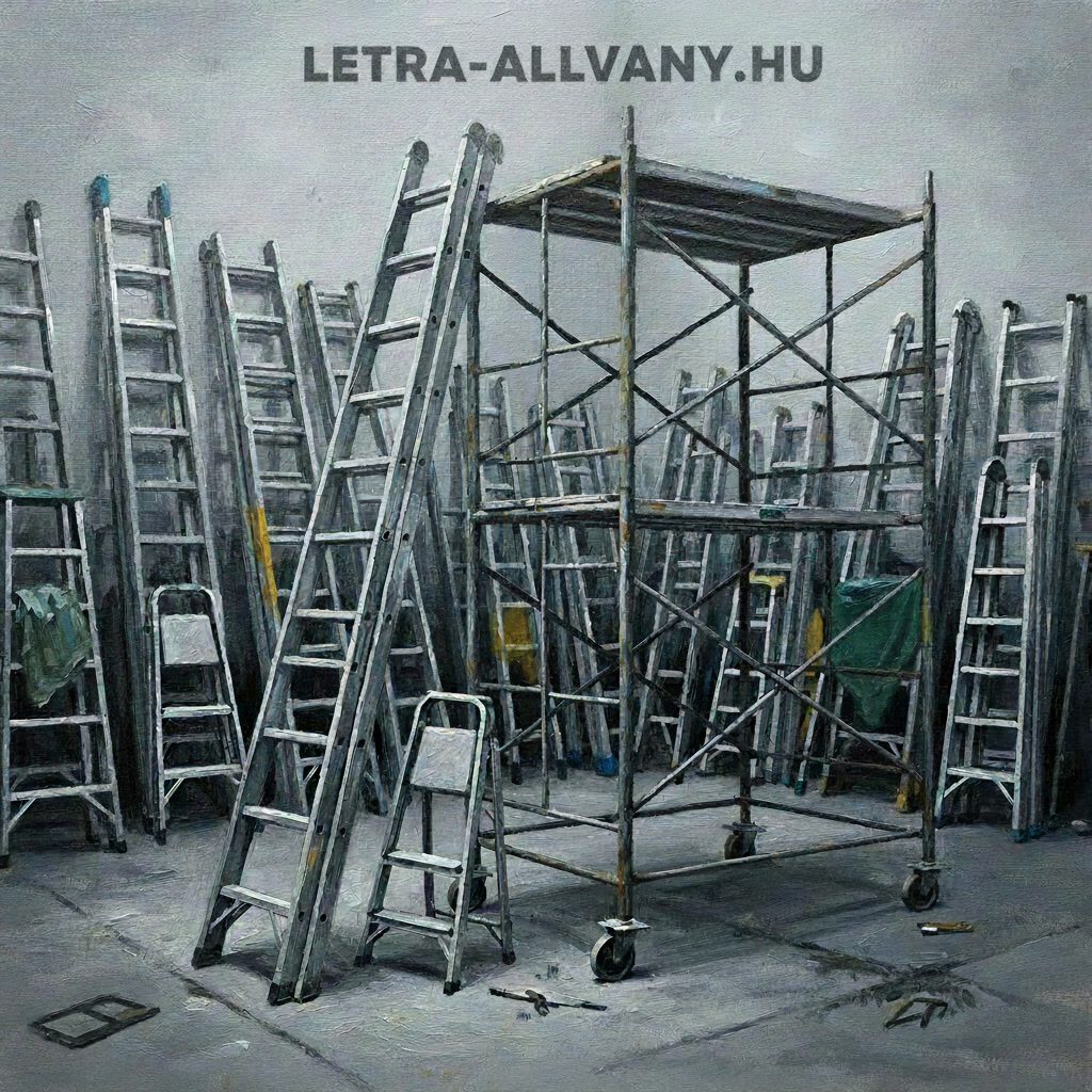 Gurulóállványok és létrák, állvány alkatrészek – Építés