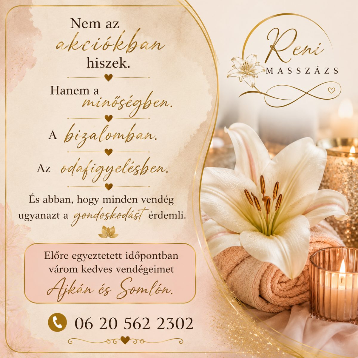 ReniMasszázs – Arcmasszázs