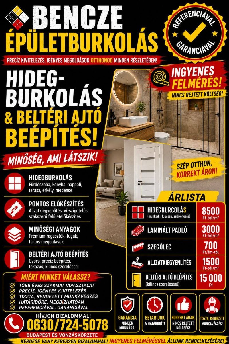 Bencze épületburkolás – Burkoló