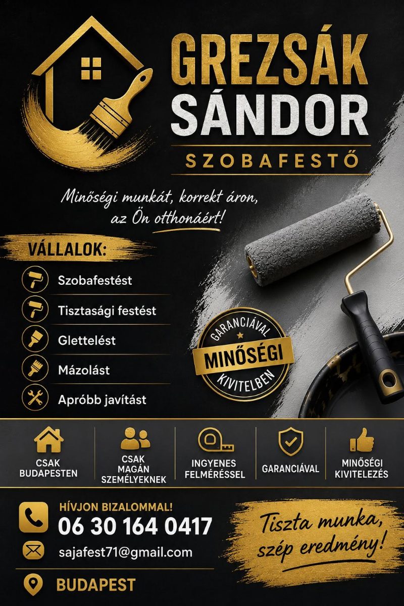 Grezsák Sándor szobafestő – Szobafestő