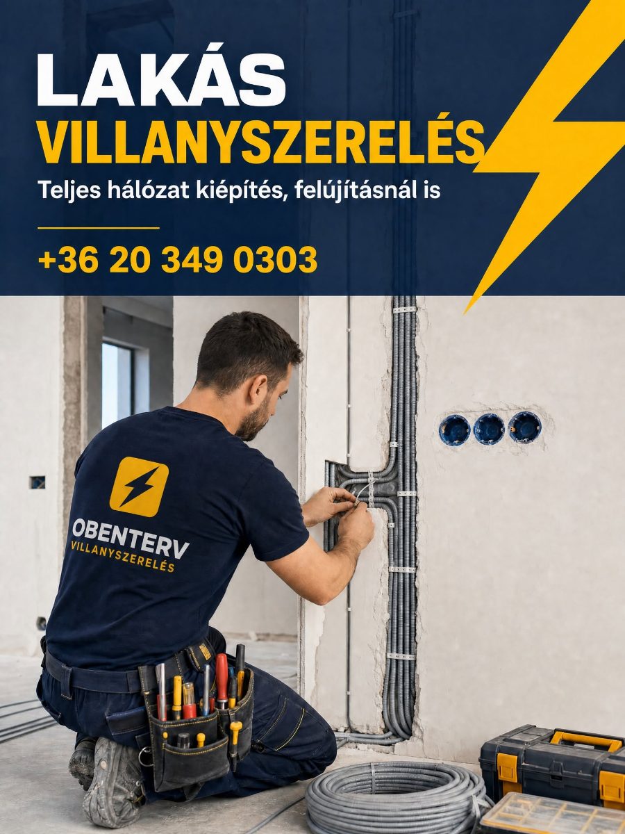 Obenterv Villanyszerelés – Villanyszerelő