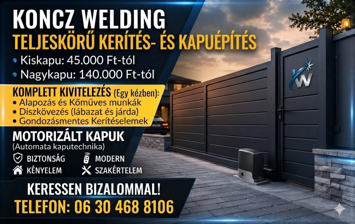Koncz Welding – Kaputechnika