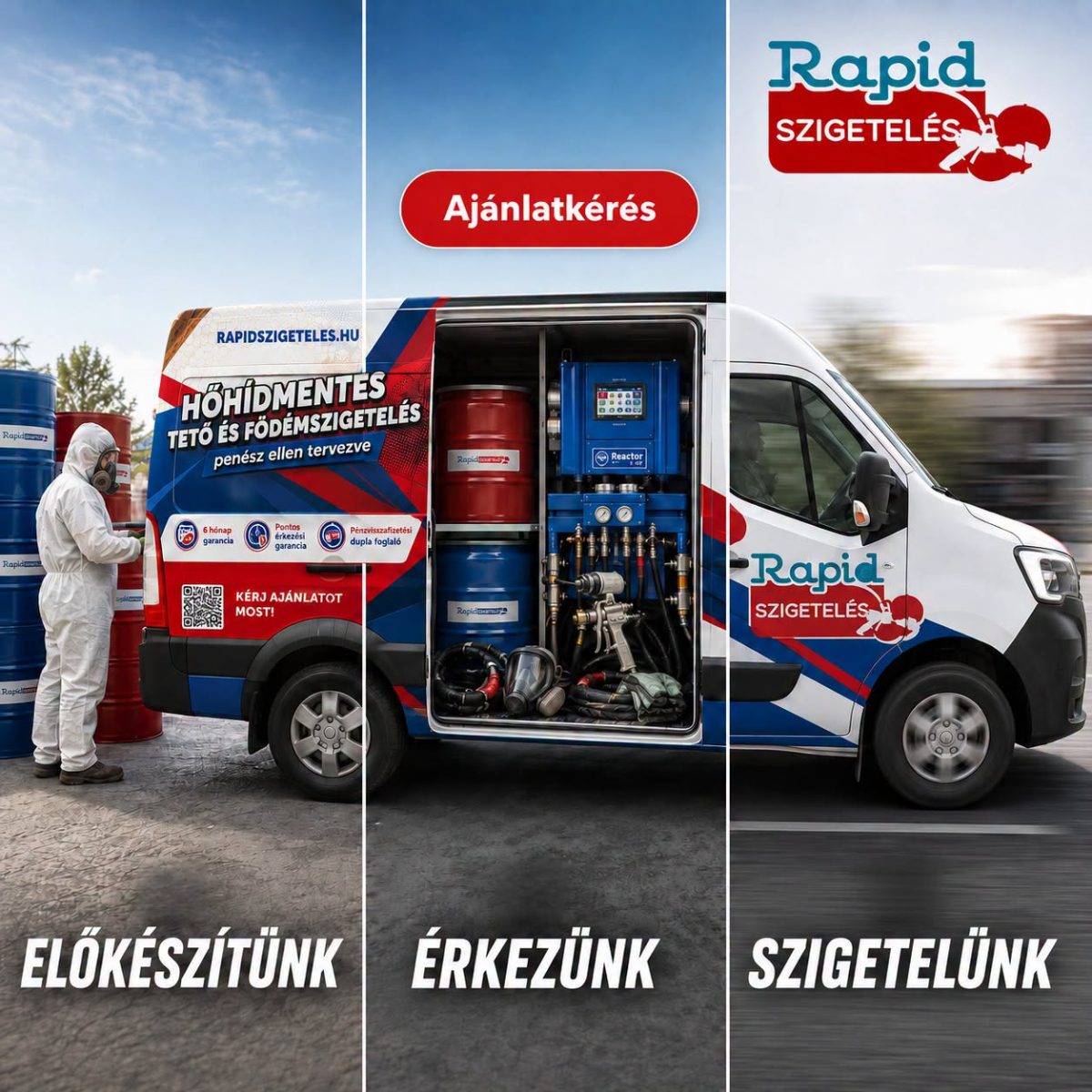 Rapidszigetelés - Purhab szigetelés – Hőszigetelő