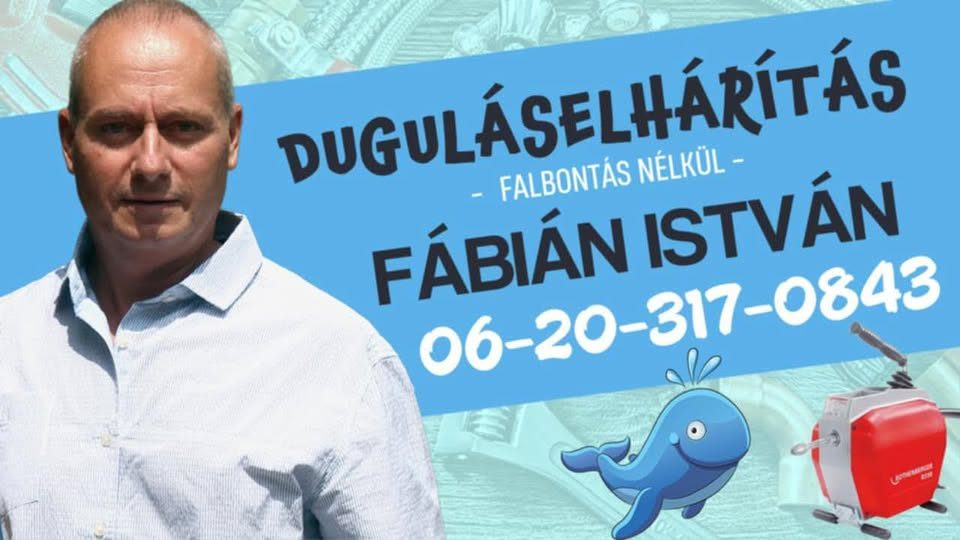 Duguláselhárítás - Fábián István – Dugulás elhárítás