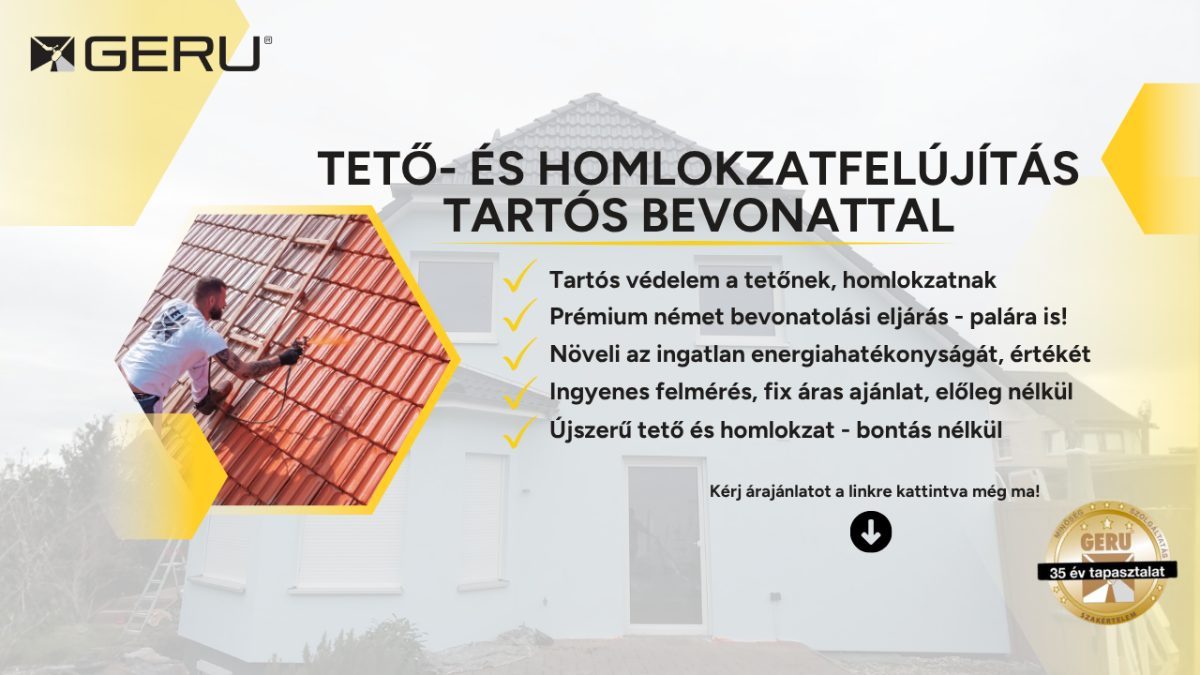 Geru Hungária Kft. – Tető felújítás