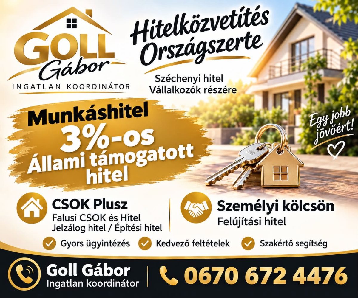 Goll Gábor hitelközvetítés – Munkáshitel
