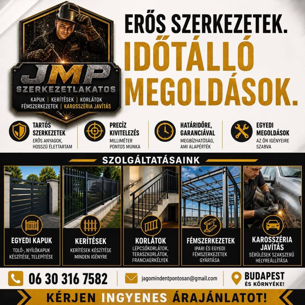JMP Szerkezetlakatos – Kapuk