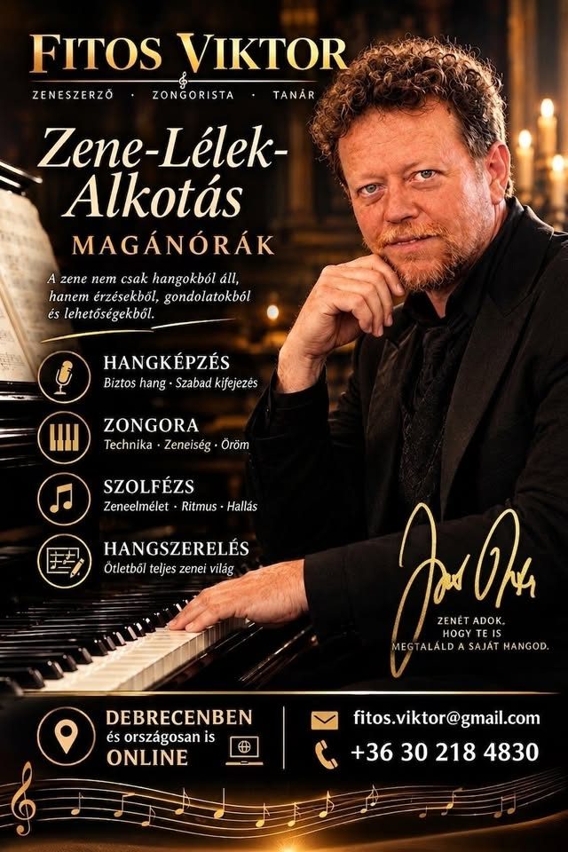 Fitos Viktor zeneoktatás – Zongora