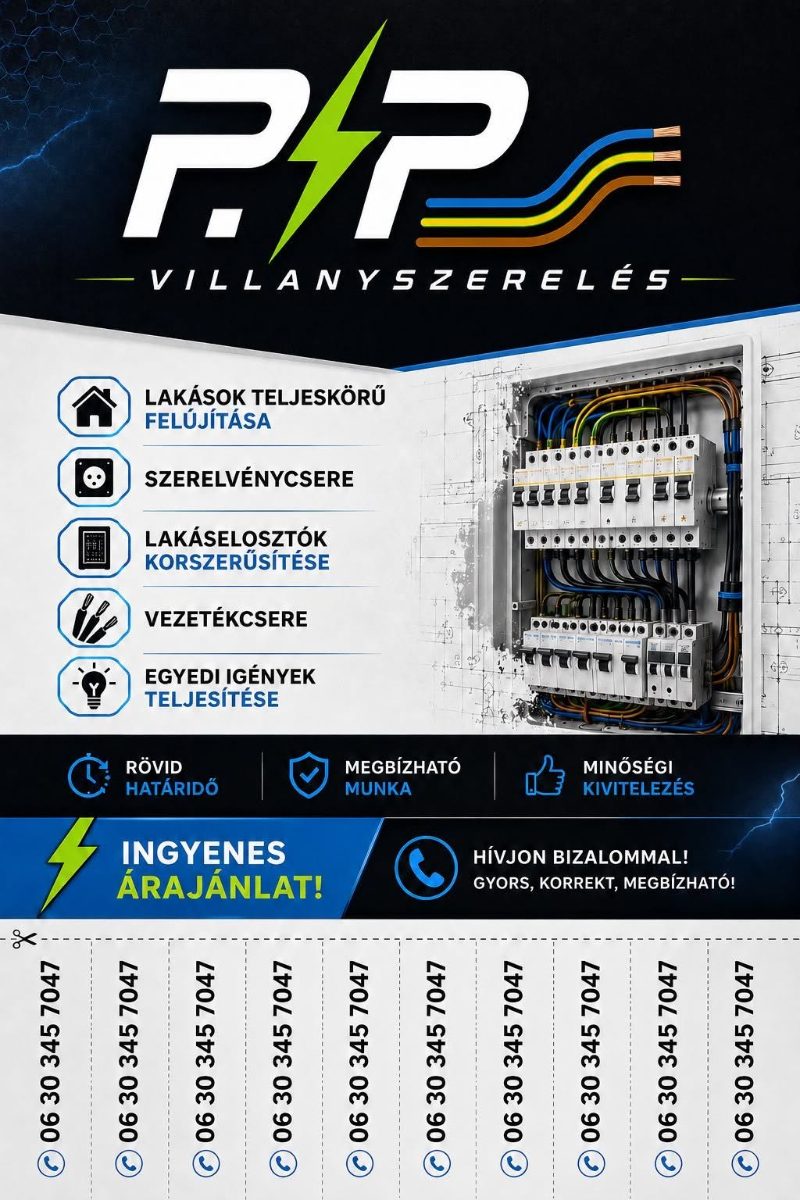 PP-Vill - villanyszerelés – Villanyszerelő