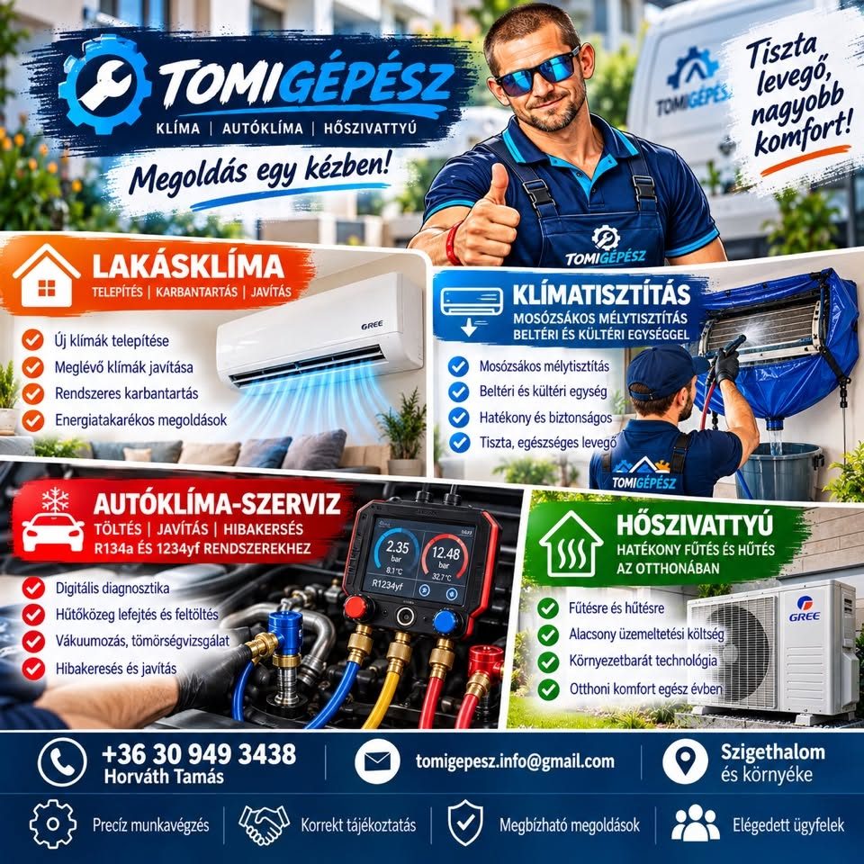 TomiGépész – Karbantartás