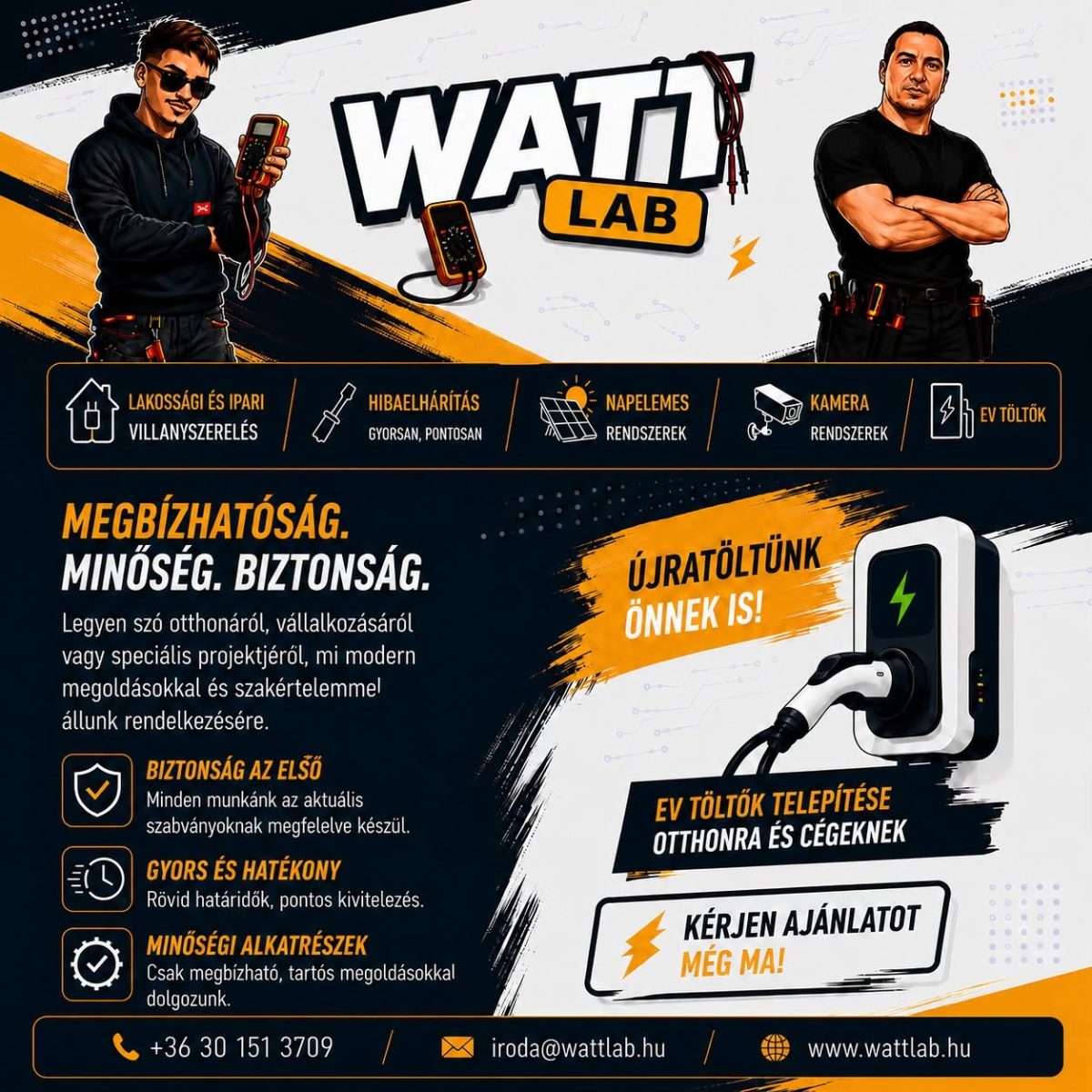 WattLab - Villamos megoldások személyre szabva – Villanyszerelő