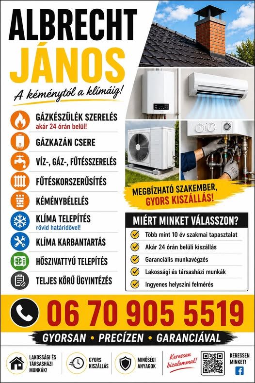 Albrecht János – Klímaszerelő