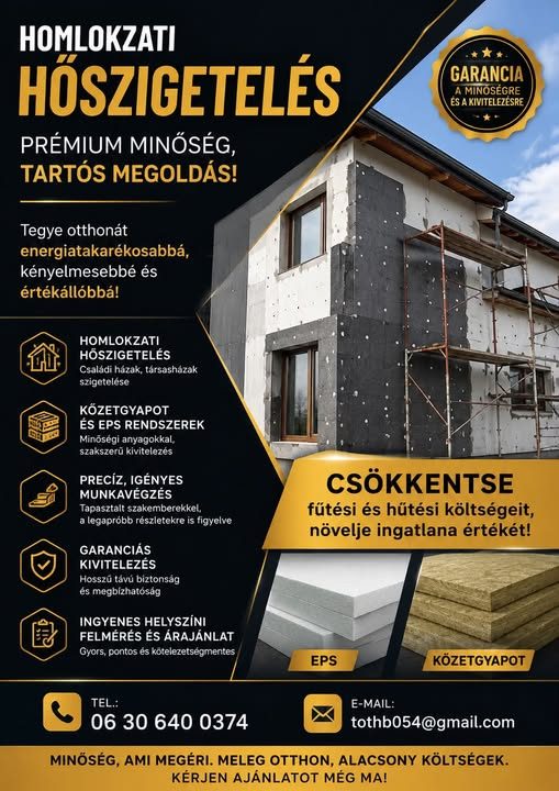 Tóth Barnabás tetőfedő – Hőszigetelő