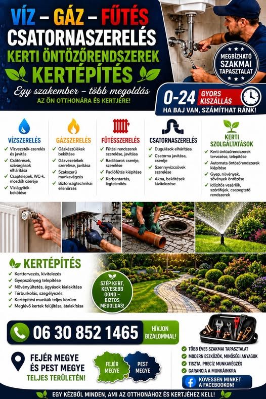 Kevin Berci – Kertész / Kertépítő