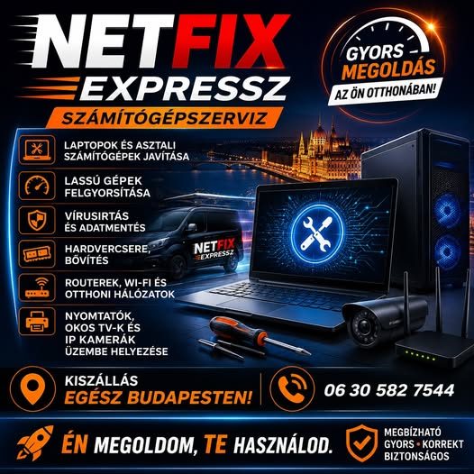NetFix Expressz Számítógépszerviz – Számítógép szerviz