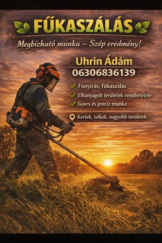 Uhrin Ádám – Fűnyírás / Kertgondozás