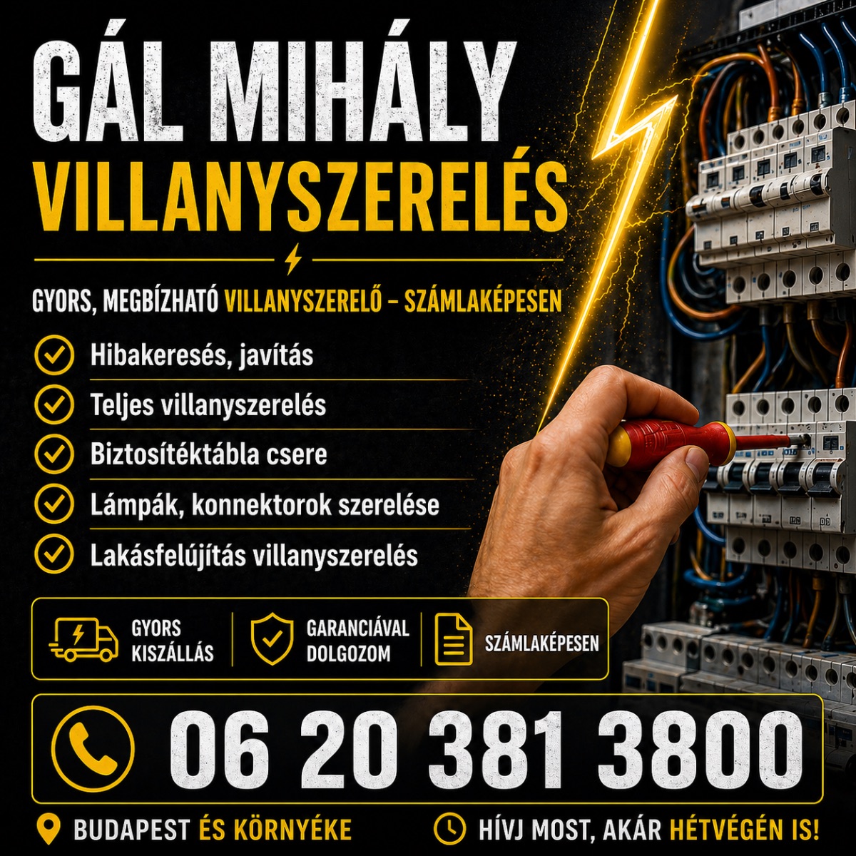 Gál Mihály Villanyszerelő – Vilanyszerelő