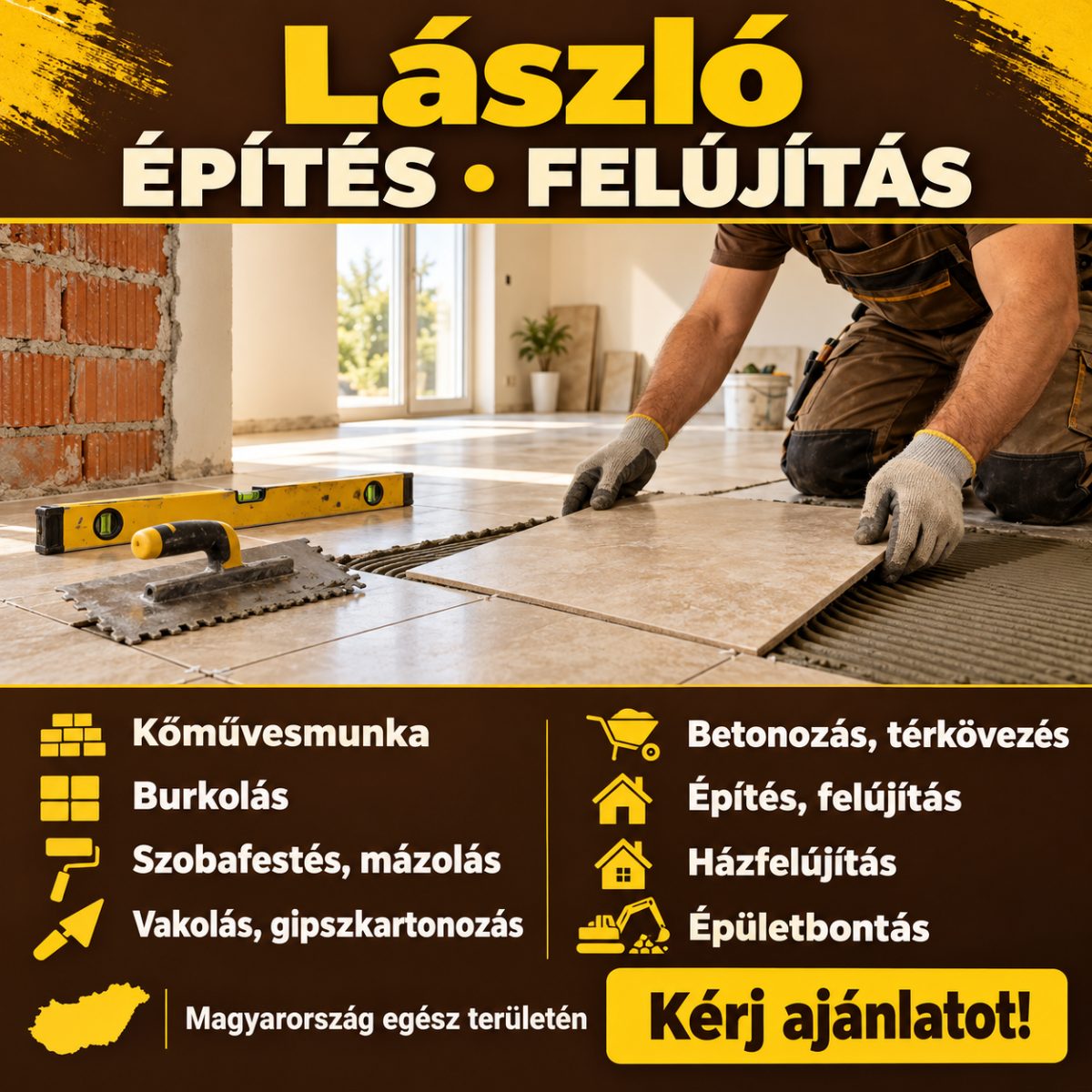 László – Építés