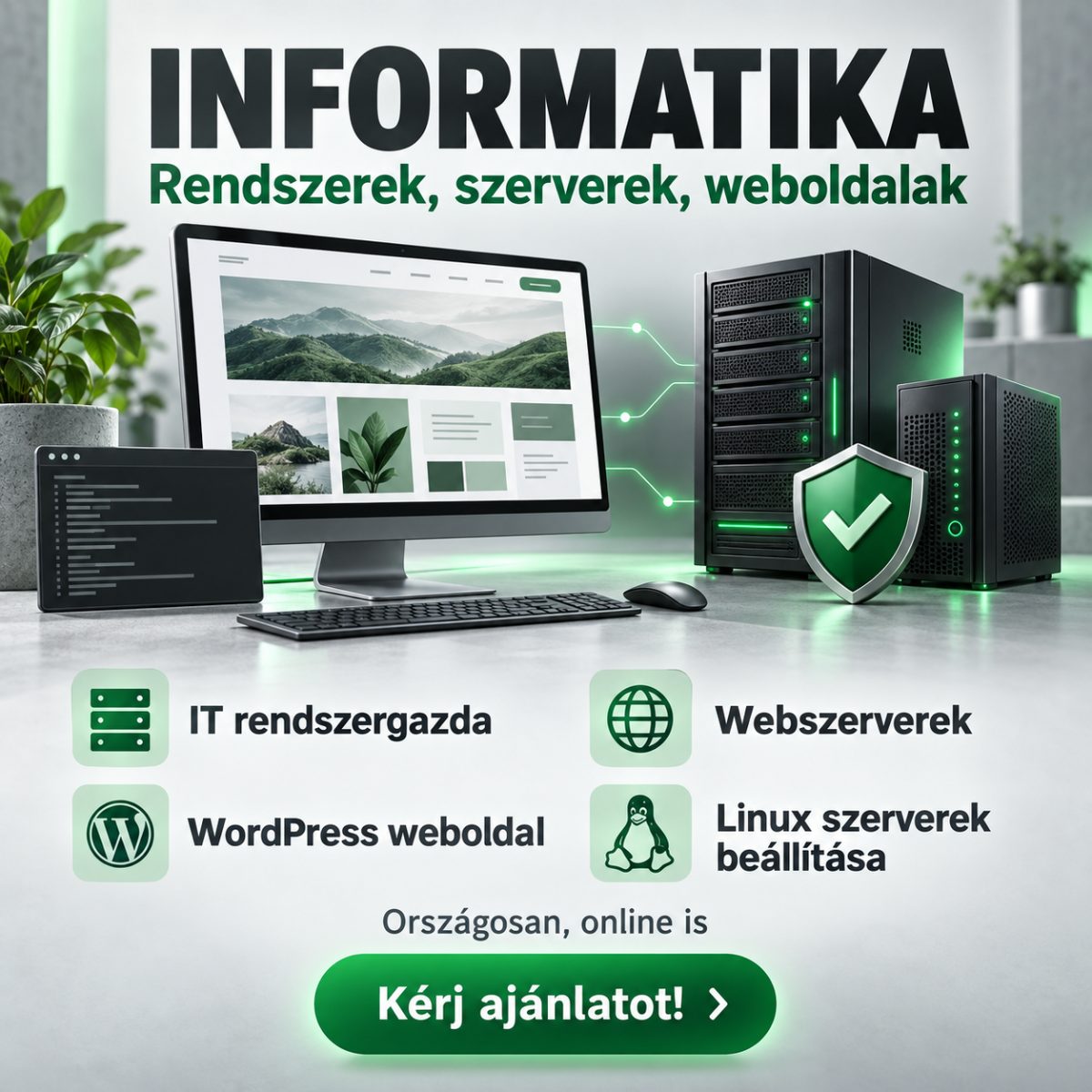 Informatika – WordPress weboldal