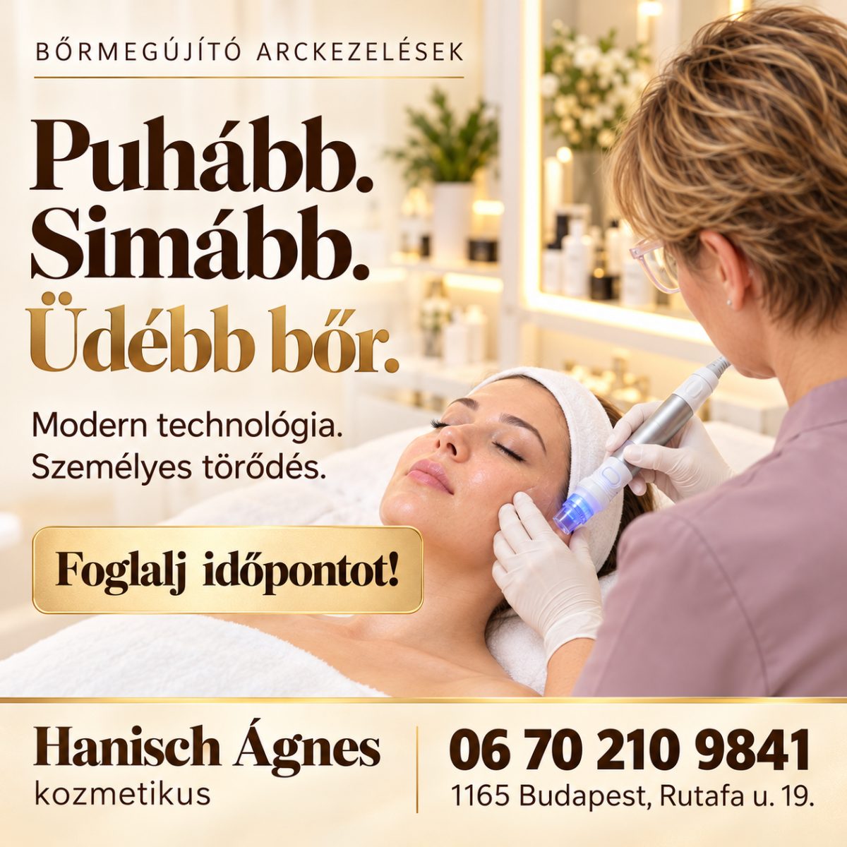 Hanisch Ágnes kozmetikus – RF technika