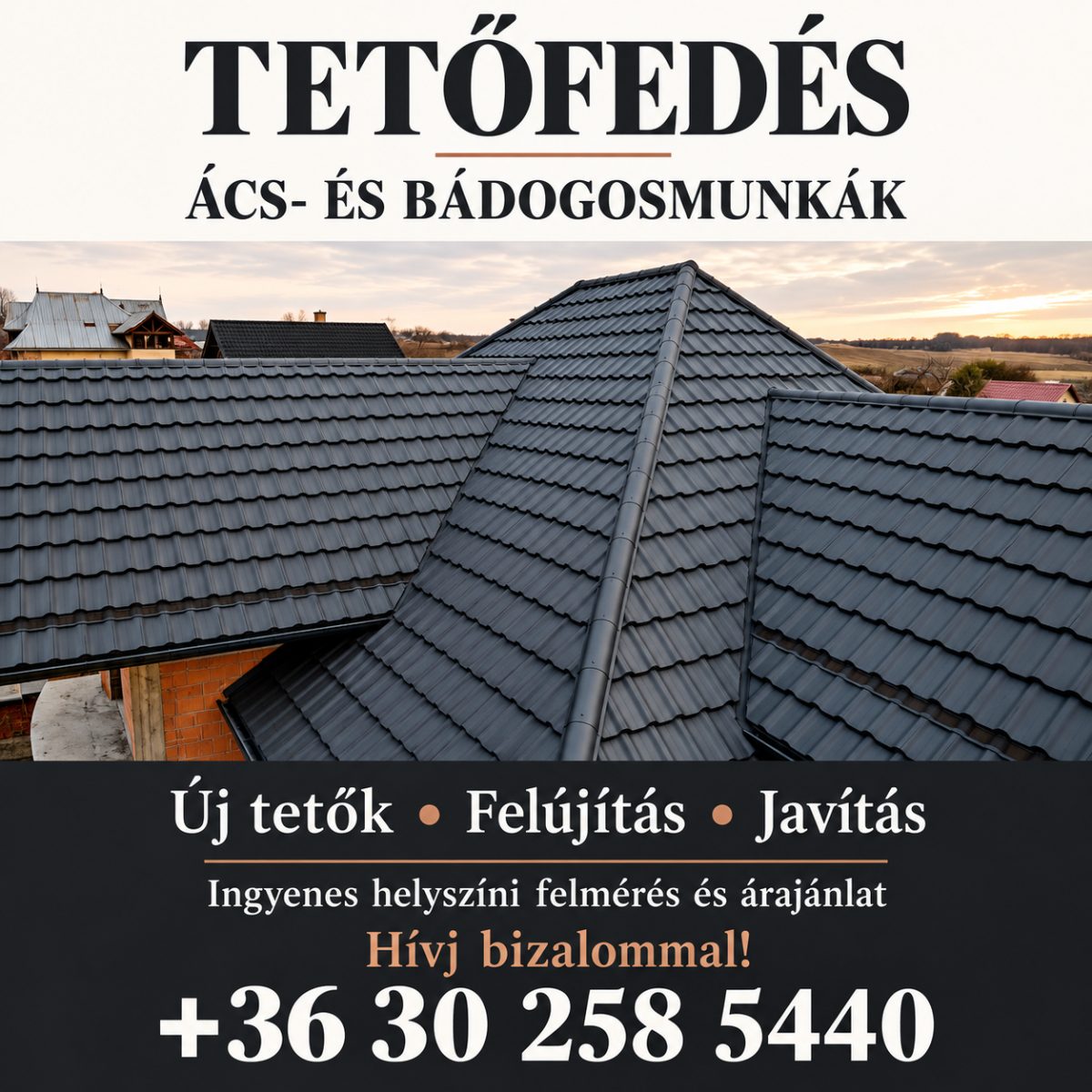 Ács Bádogozás Tetőfedés – Ács