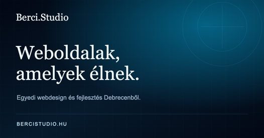 Berci stúdió, weboldal készítés professzionálisan – Webfejlesztő