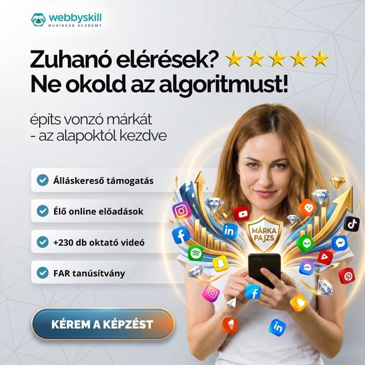 Webbyskill Social Media Manager tanfolyamok – Social media manager tanfolyam