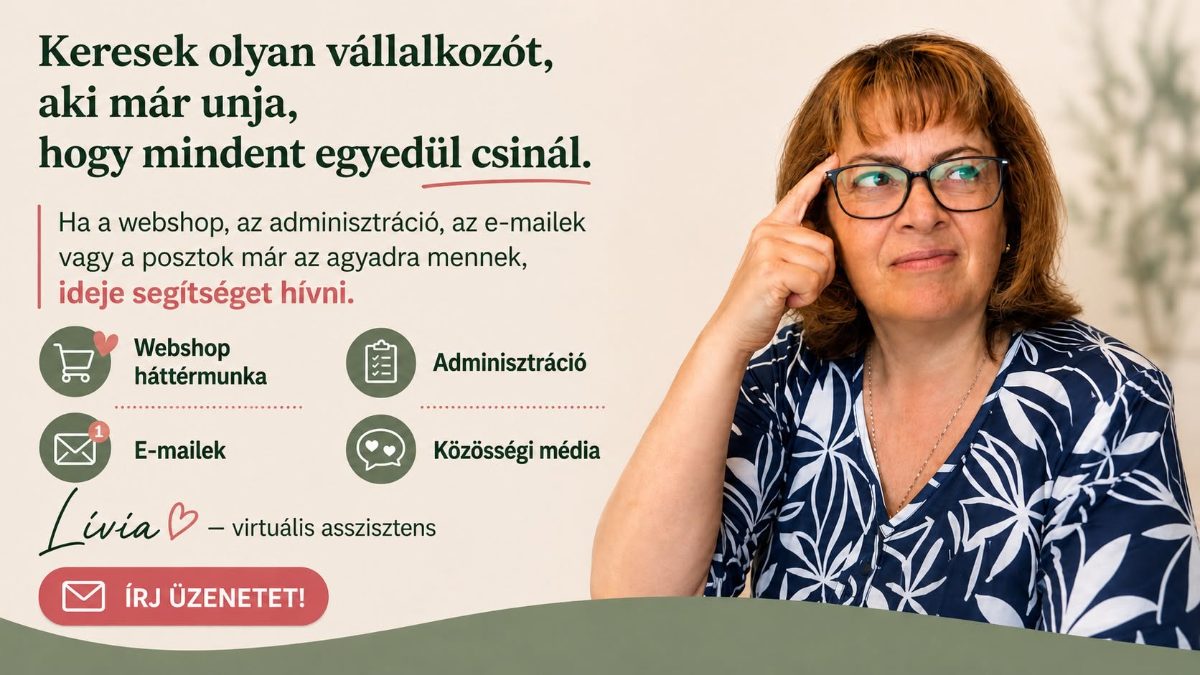 Virtuális asszisztensként keresem azt a vállalkozást, amit munkámmal tudok támogatni – Online asszisztens / Virtuális asszisztens