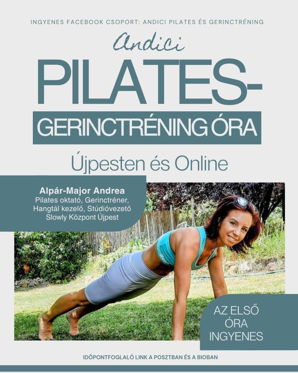 Pilates gerinctréning óra újpesten és online – Gerinctréning